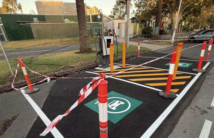 Melbourne's Accessible EV Charging Station