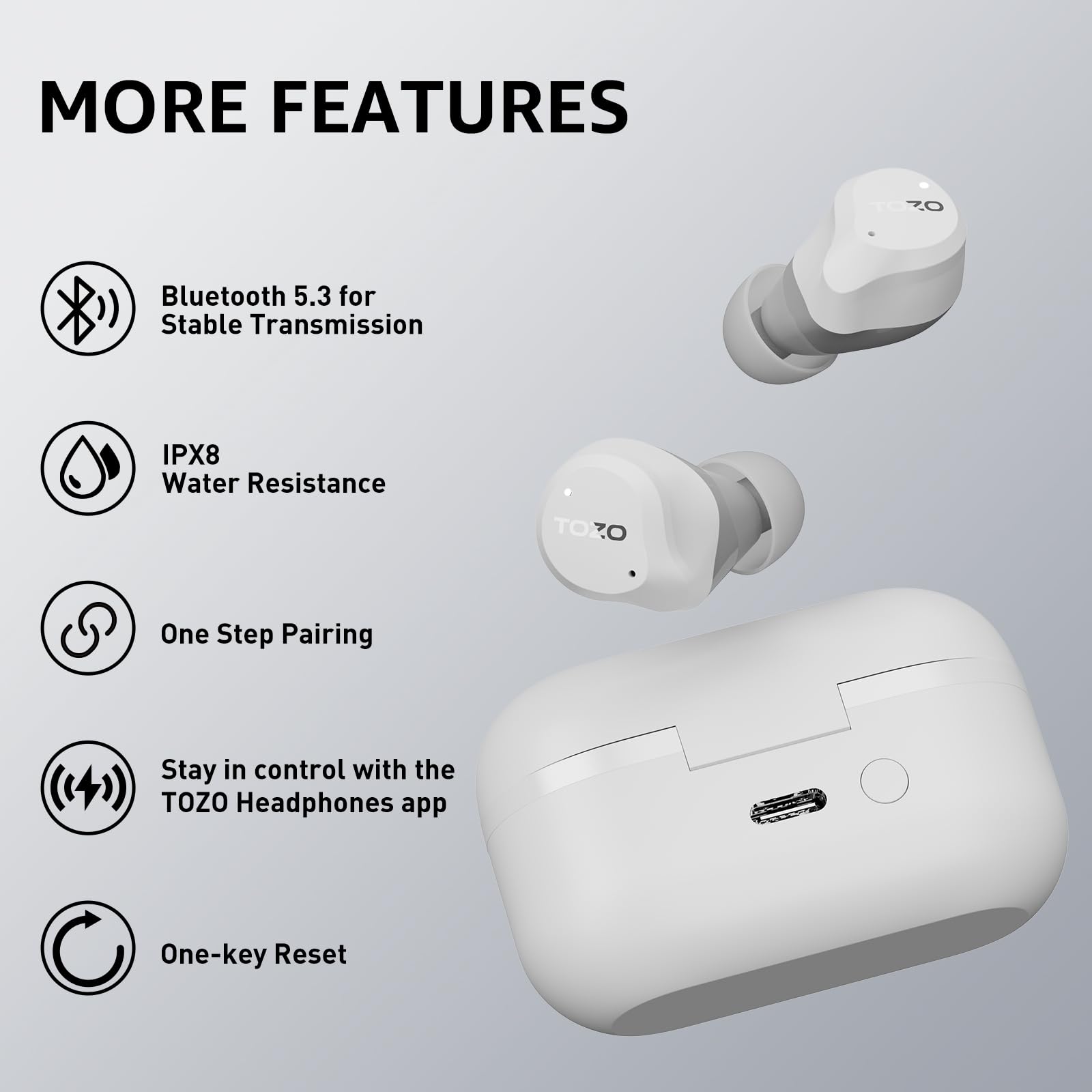 TOZO NC9 Wireless Earbuds White Review